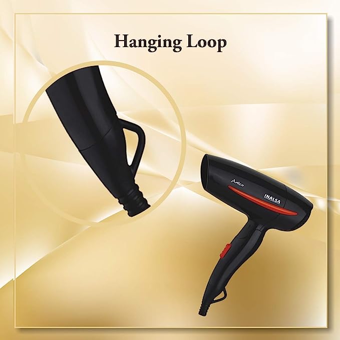 Inalsa Artico Hair Dryer With Two Speeds (Black/Red) Inalsa Artico Hair Dryer With Two Speeds (Black/Red)